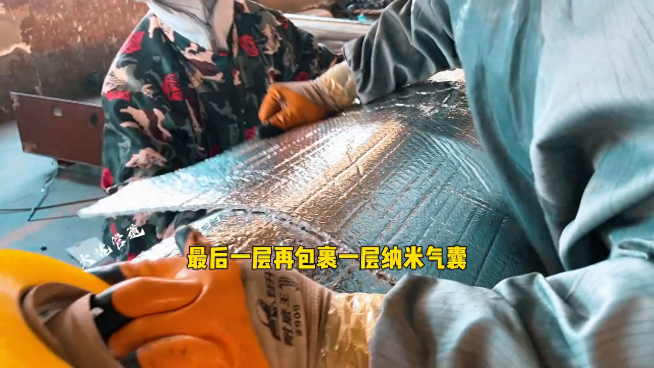 钢套钢蒸汽保温管制作过程，工作管是国标无缝管