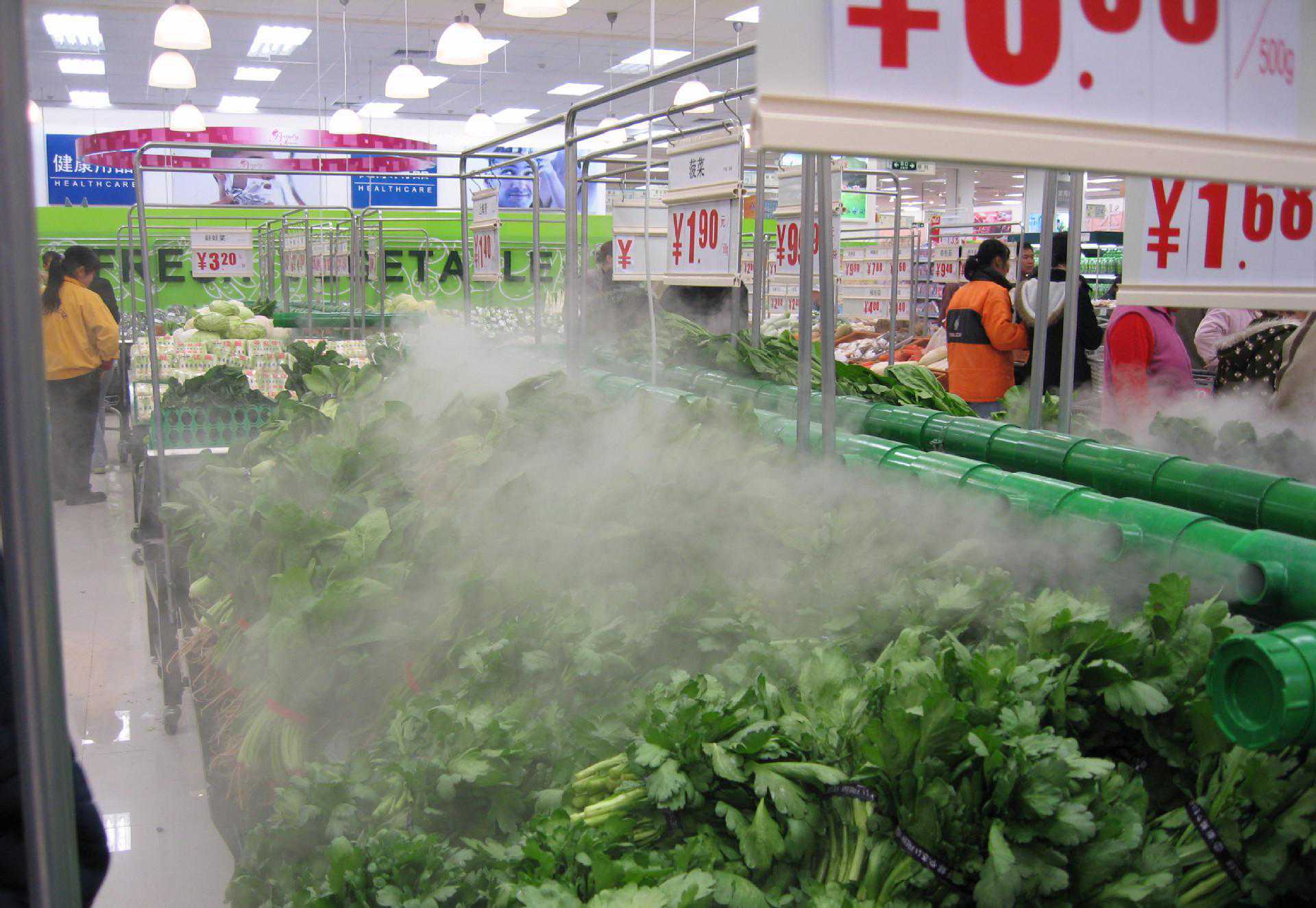 使用超声波加湿器给蔬菜进行保鲜加湿是什么原理？