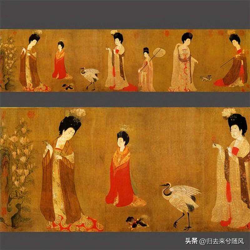 《簪花仕女图》：你用眉毛，描摹出了时代