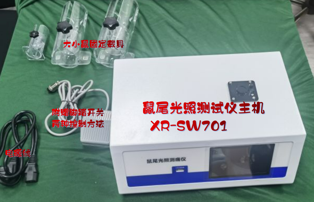鼠尾光照测痛仪--实验案例与仪器介绍