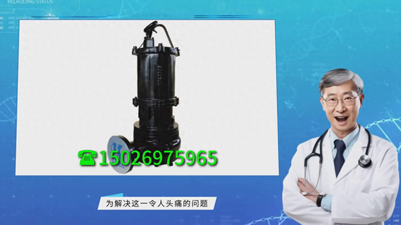 凯泉泵业集团WQS系列切碎式潜水排污泵凯泉报价
