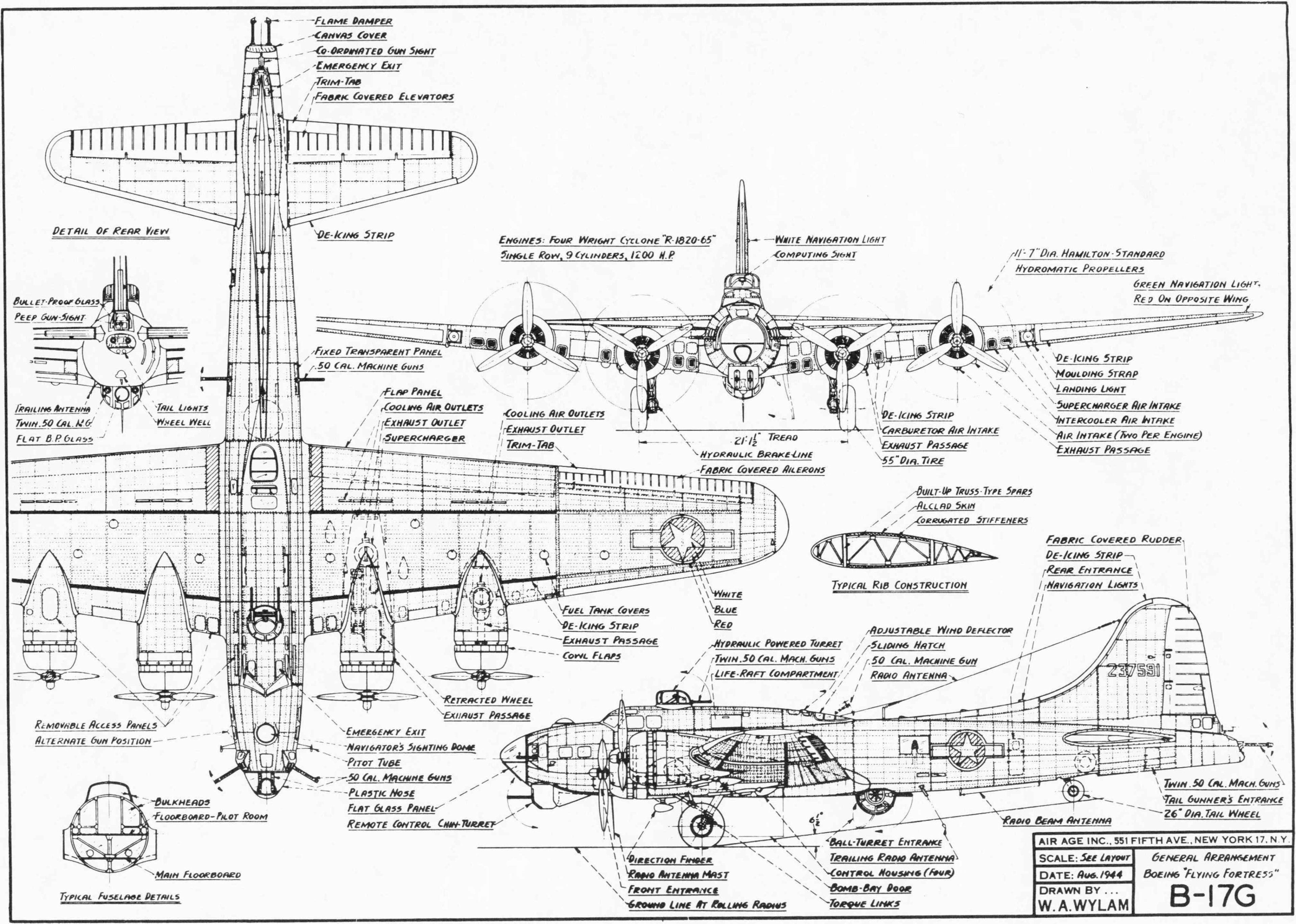 拆解B-17轰炸机，它为什么会被称为空中堡垒？