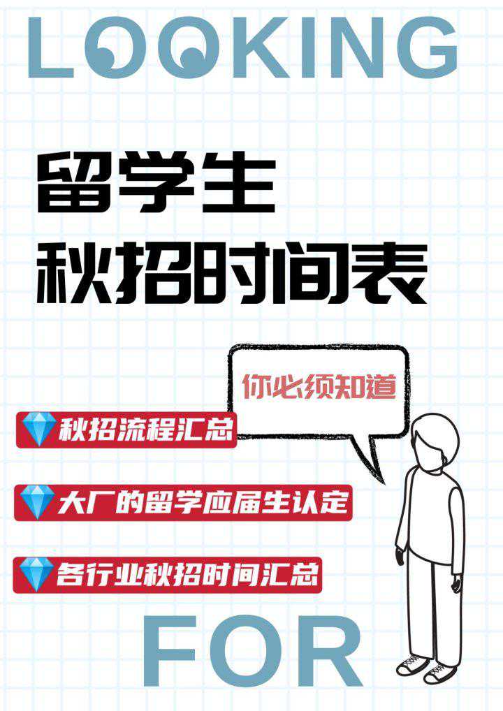 大厂offer拿到手软，留学生应该掌握的秋招信息