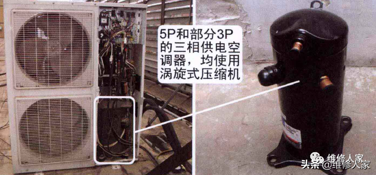 柜式空调压缩机相序保护电路原理与检修